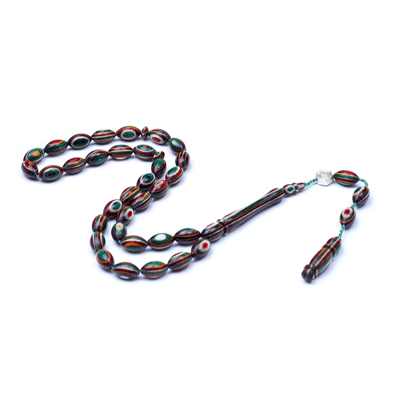  Arpa Kesim Küçük Boy Kafur Ağacı Tesbih 6x10mm