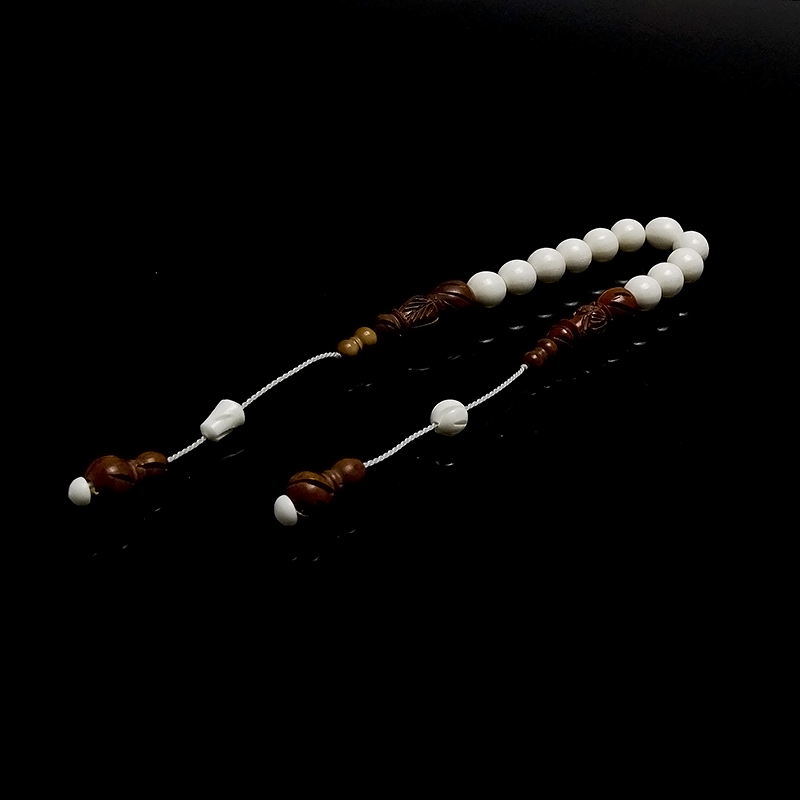  Oyma Kuka İmame Tasarımlı Deve Kemiği Zaza Tesbih 