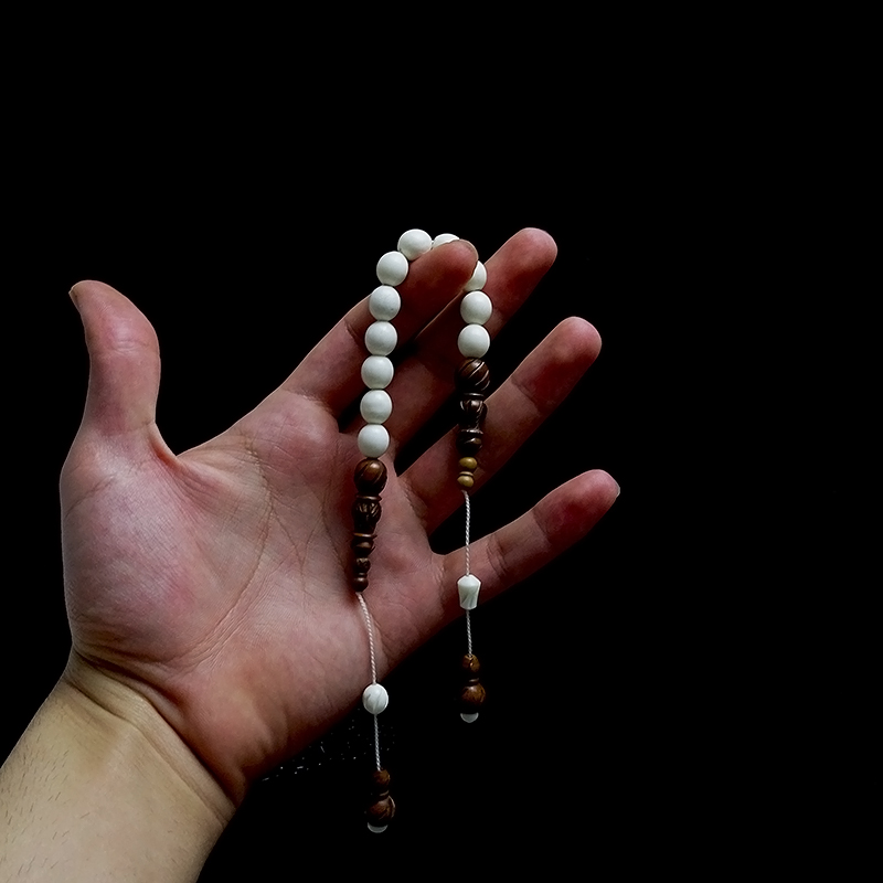  Oyma Kuka İmame Tasarımlı Deve Kemiği Zaza Tesbih 