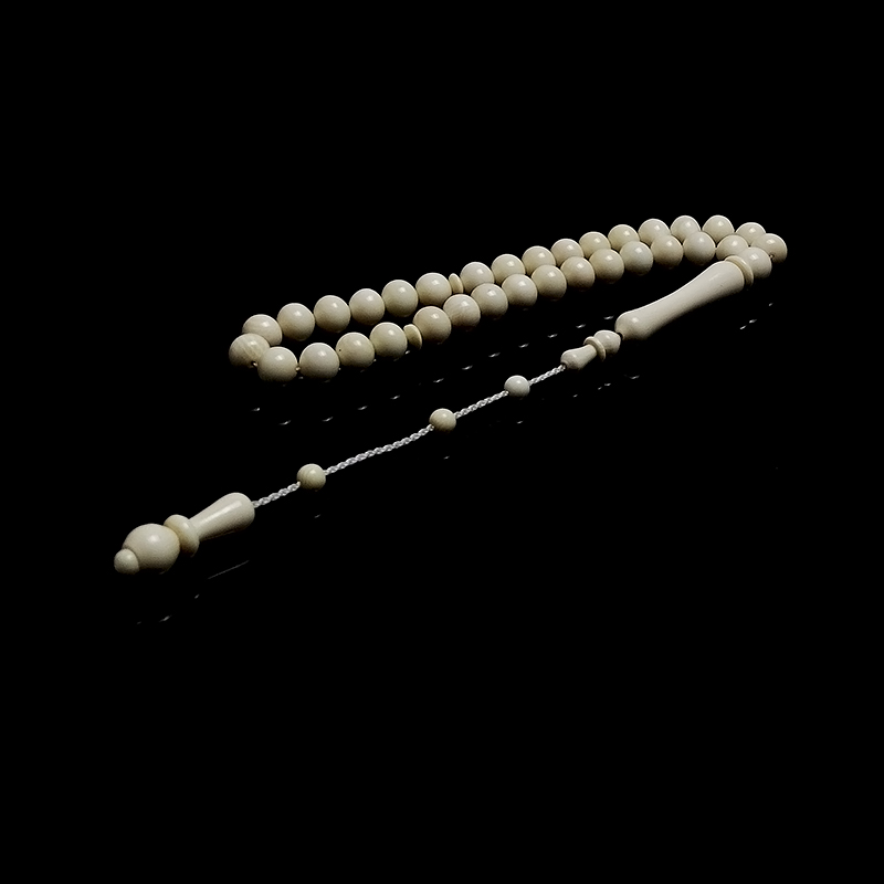 İstanbul Kesim Doğal Materyalden Fosil Tesbih