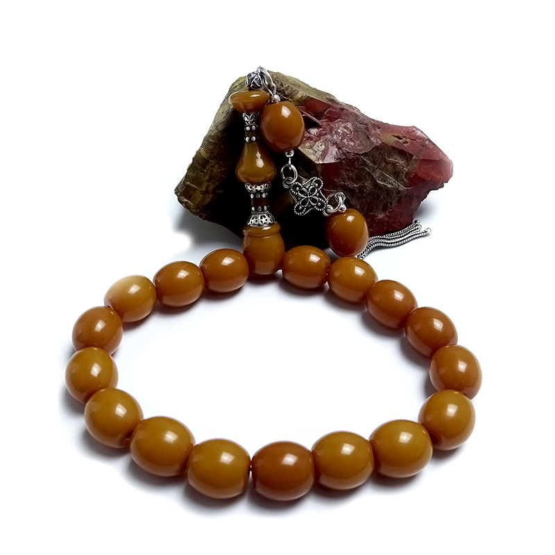 Küt Kesim Gümüş Tasarımlı Maskot Tesbih