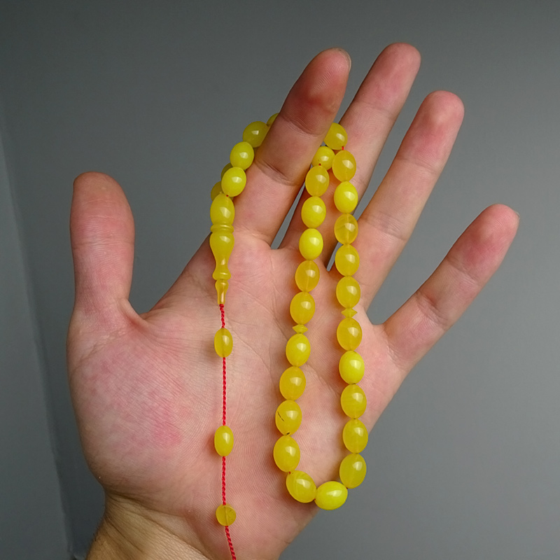 L. Sarısı Ateş  Kehribarı Tesbih 