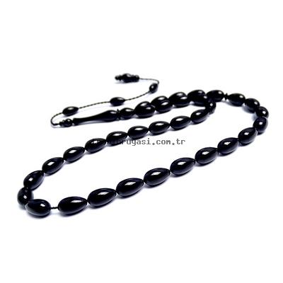 Erzurum Oltu Taşı Tesbih Eşsiz Su Damlası Tasarımı ve El İşçiliği